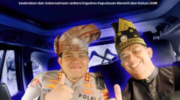 Satu Tanjak Satu Semangat, Kapolres dan LAMR Meranti Eratkan Silaturahim